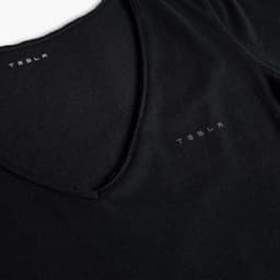 Women's Small Wordmark Short Sleeve V-Neck Tee